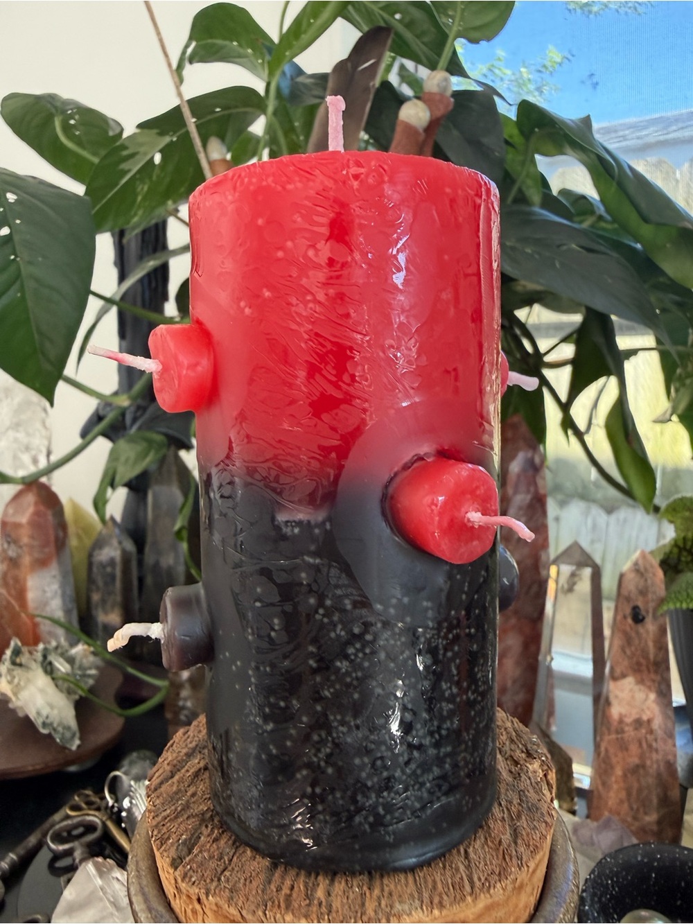 Reversal candle 7 wick candle for spells rituals ceremony altar supplies decor